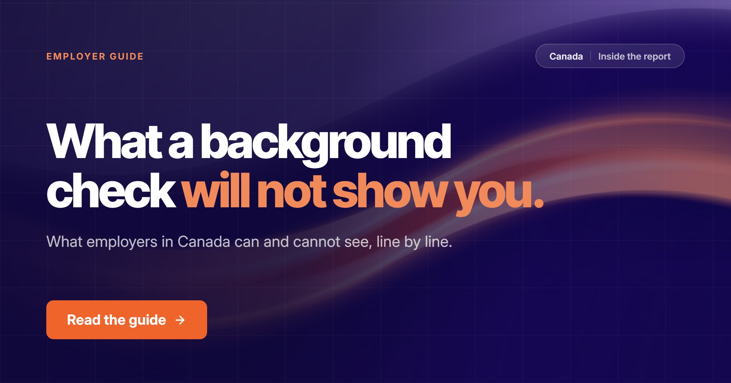 What Employers in Canada Can and Cannot See in a Background Check