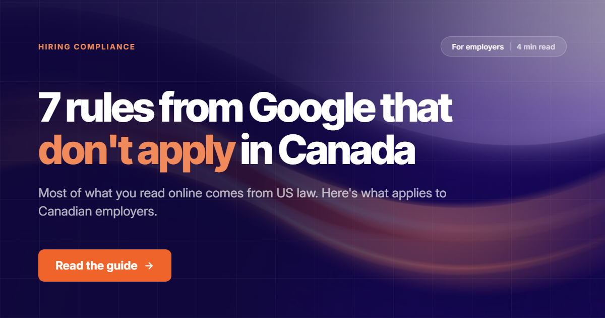 7 background check rules you found on Google that don't apply in Canada